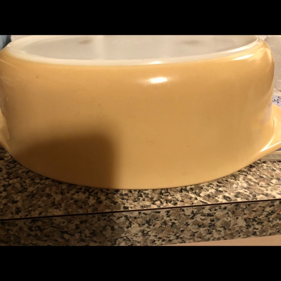 Rare vintage peach Pyrex baking dish - Picture 7 of 11